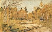 Levitan, Isaak The Sunshine of Autumn oil painting artist
